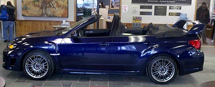 2011 STI convertible at Manchester Subaru