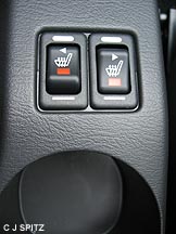 heated seat button on WRX Limited