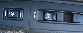 2007 STI Limited passenger door panel with heated seat control