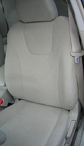ivory cloth seat