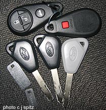 2008 Impreza keys