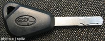 new laser cut key, 08 Subaru Impreza