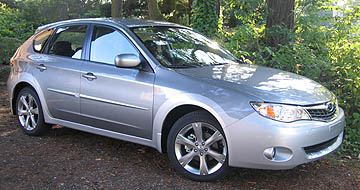 2008 Impreza Outback Sport, silver shown