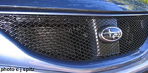 close-up of optional sport grill