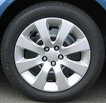 2.5i steel wheel with wheel cover