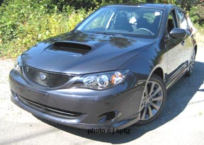 2009 WRX 5 door wagon, dark gray shown