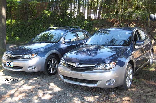 2011 Marine Blue Pearl next to 2010 Newport Blue Pearl