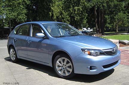 new color for 2011 Impreza- sky blue, 2.5i model shown