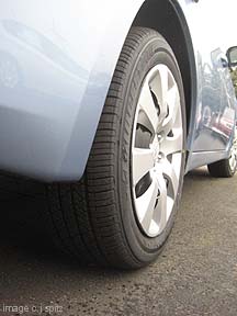 2011 Impreza 5 door shown without optional splash guard