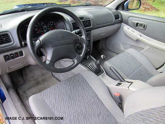 2000 subaru impreza outback sport interior