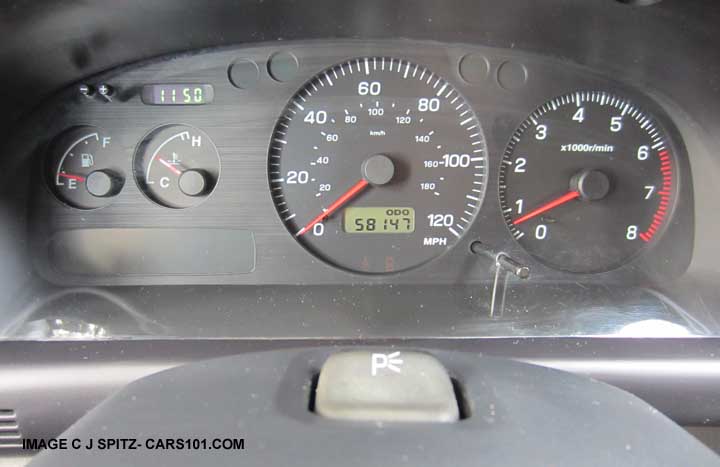 2000 subaru impreza instrument panel