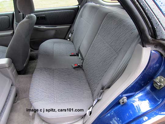 seat bench seat 2000 subartu impreza obs outback sport 5 door hatchback