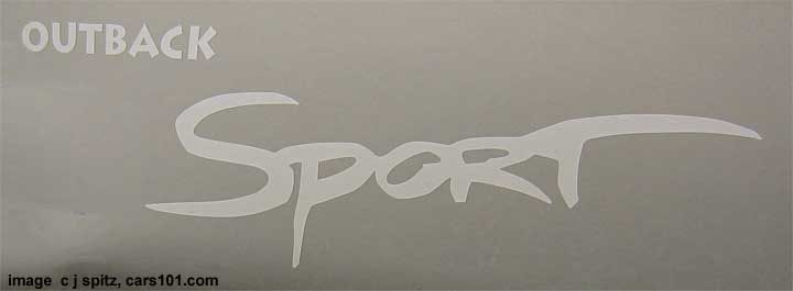 2000 subaru outback sport logo,