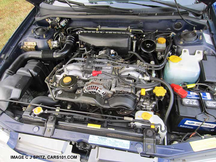 2.2 L engine in the 2000 subaru impreza outback sport wagon