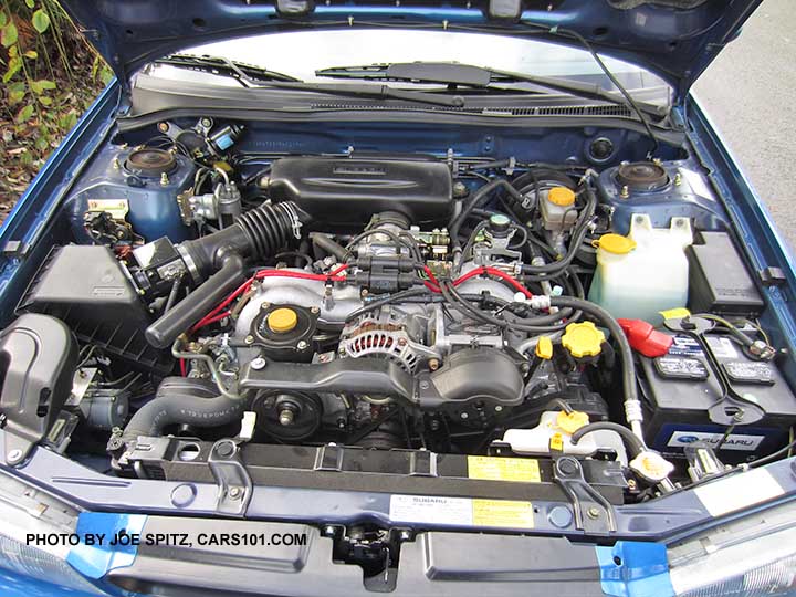 1998 Subaru Impreza 2.5RS engine compartment