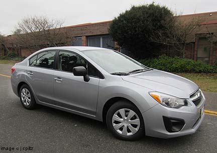 2012
                  Impreza 4 door sedan ice silver matallic