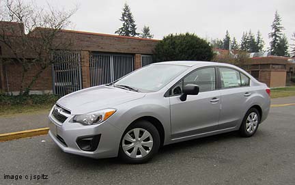 4 door
                  sedan 2012 Impreza