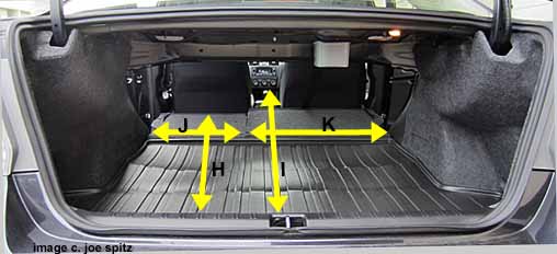 more 2012 subaru nimpreza trunk dimensions and measurements