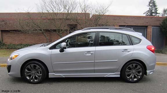 2012 Impreza station  wagon 5 door hatchback sport, ice silver