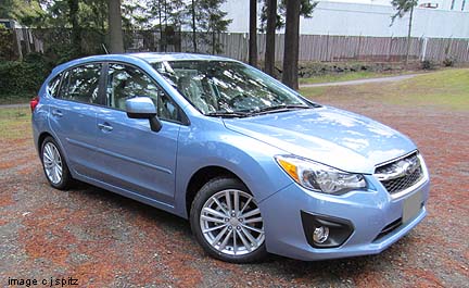 sky blue 5                door Impreza 2012 Subaru