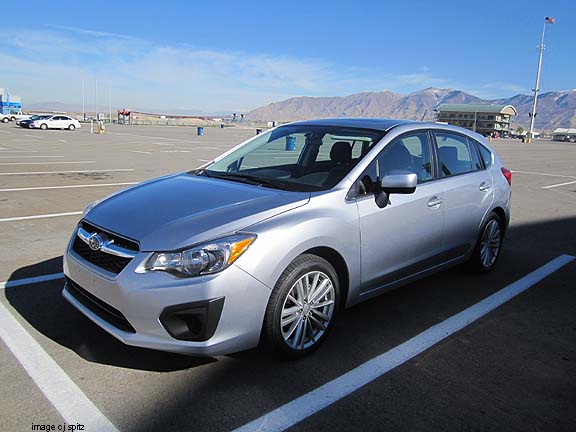 2012 Impreza 5 door, ice
        silver