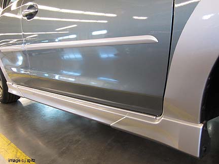 2012 subaru impreza sport optional aero splash guards