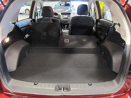 2012 IMPREZA 5 DOOR CARGO DIMENSIONS