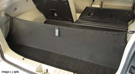 2014, 2013, 2012 Subaru 5 door Impreza cargo tray, seatback protectors, cargo net