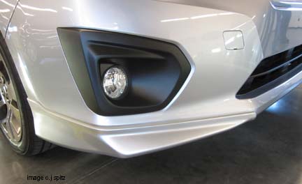 front under spoiler on 2012, 2013, 2014 Impreza Sport