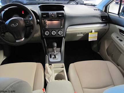 2012 impreza                ivory interior