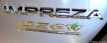 2012 Subaru Impreza PZEV logo