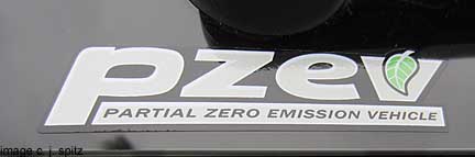 new Subaru PZEV emissions logo, starting February 2012