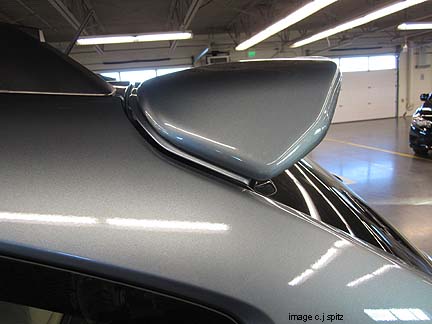 optional rear spoiler, 2012 Impreza 5 door only