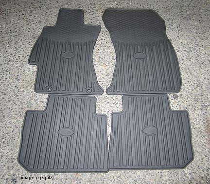 set of 4 all weather rubber floor matsd, 2012 subarunimpreza