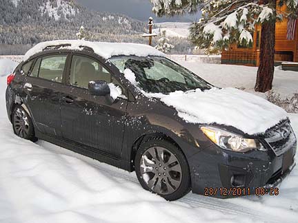 2012 Impreza Sport in snow