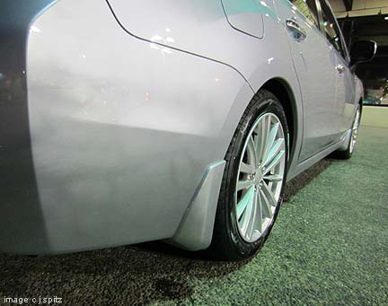 2014, 2013, 2012 Subaru Impreza optional splash guard