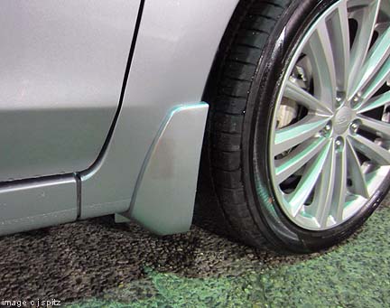 2014, 2013, 2012 Subaru Impreza optional splash guard