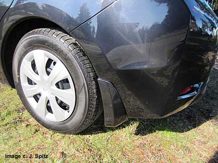 2012 impreza rear splash guard, 5 door impreza hatchback