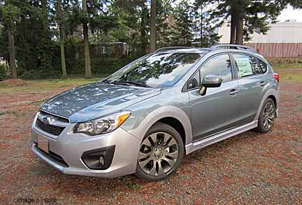 subaru sage green
                with ice silver trim