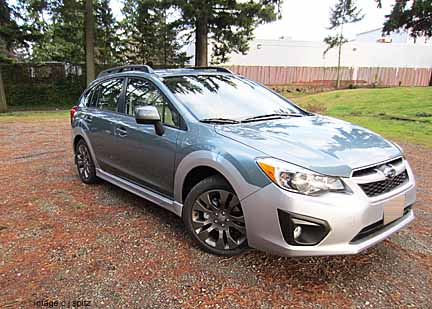 impreza sport sage
                green metallic with ice silver trim