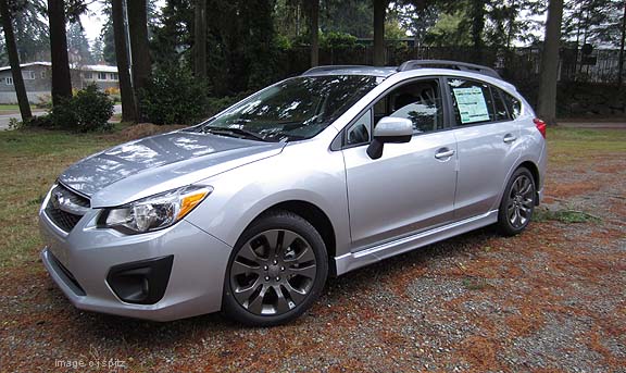 2012 Impreza 5                  door Sport, ice silver