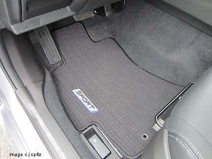 impreza sport model special embossed floor mats