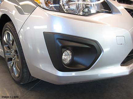 2012 Impreza fog light