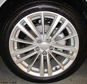 2012 Impreza                  Limited 17 alloy wheel