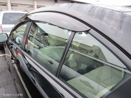 Subaru impreza 4 door sedan window rain moldings