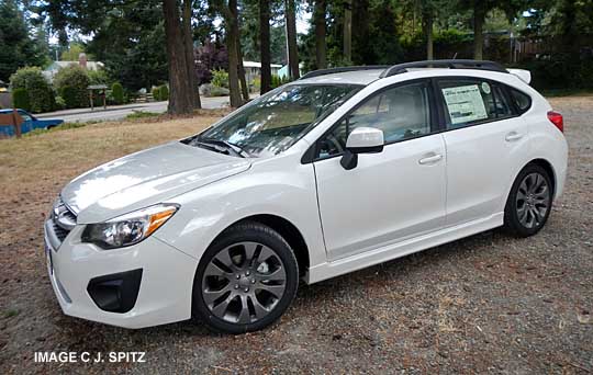 subaru 2013 impreza hatchback Sport model