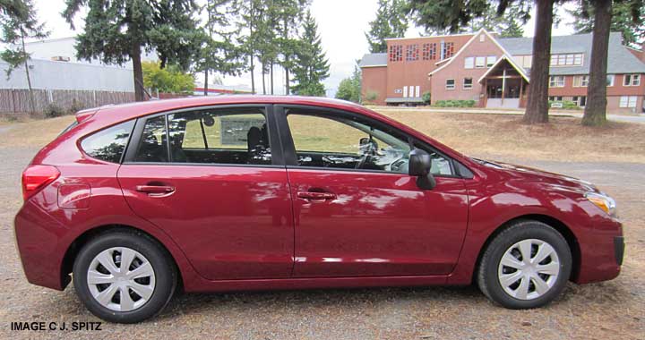 venetian red 2013 impreza 5 door