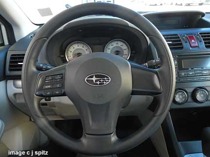 2013 subaru impreza 2.0i steering wheel