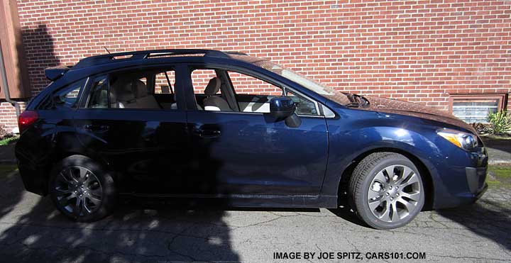 subaru impreza sport 5 door, deep sea blue pearl color