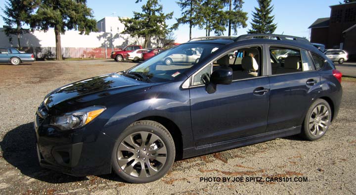 Impreza Sport, deep sea blue pearl color